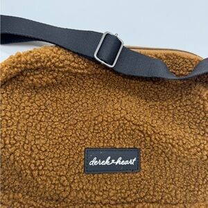 Derek Heart Brown ‘Sherpa’ Fleece‎ Women’s Bag